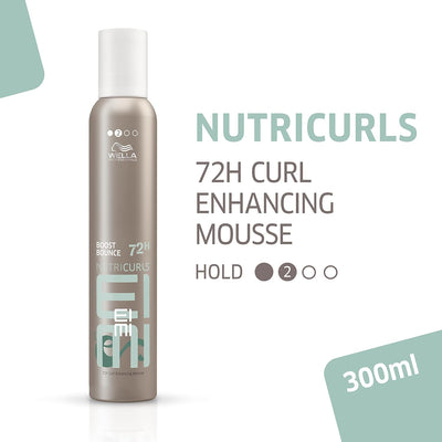 Wella EIMI Nutricurls Boost Bounce 72H Curl Enhancing Mousse 300ml