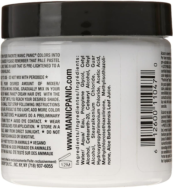 Manic Panic Pastel-Izer Mixer Creme Vegan Semi Permanent Hair Dye 118ml - Afro Hair Boutique