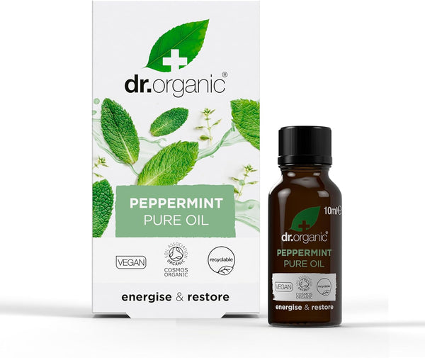 Dr Organic Energise And Restore Peppermint Oil 10ml
