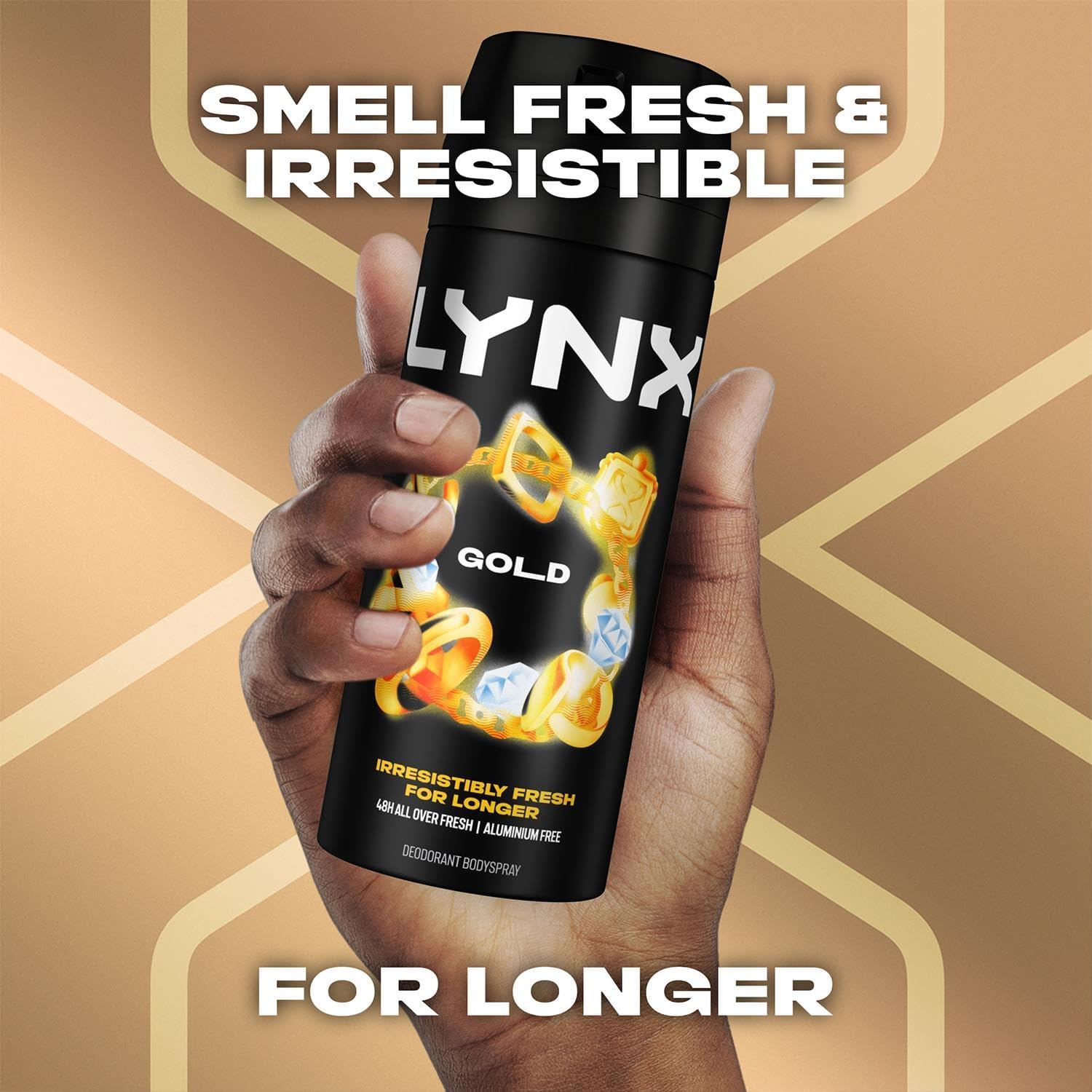 Lynx Gold Oud Wood And Dark Vanilla Deodorant Bodyspray 150ml