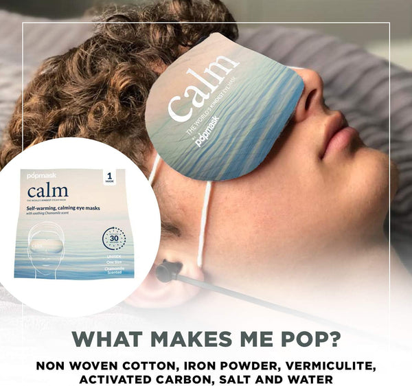 Pop Mask Calm 5 Self Heating Steam Eye Mask