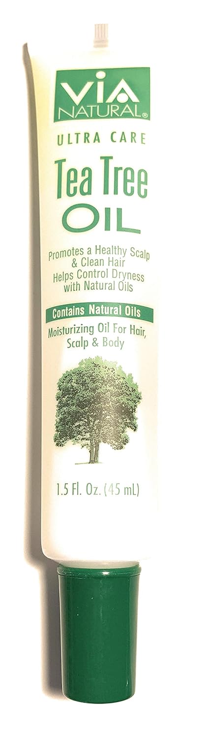 Via Natural Ultra Care Tea Tree Oil 45ml - Afro Hair Boutique