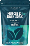 Elysee Brand Elysium Spa Muscle And Back Soak Bath Salts With Menthol 450g