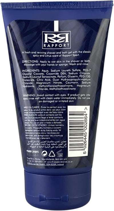 Three Pears Rapport Sport Bath And Shower Gel 150ml
