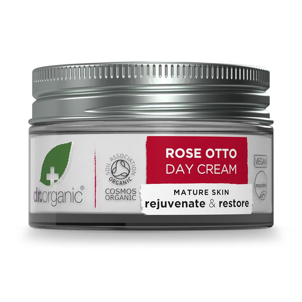 Dr Organic Bioactive Skincare Organic Rose Otto Day Cream 50ml - Afro Hair Boutique