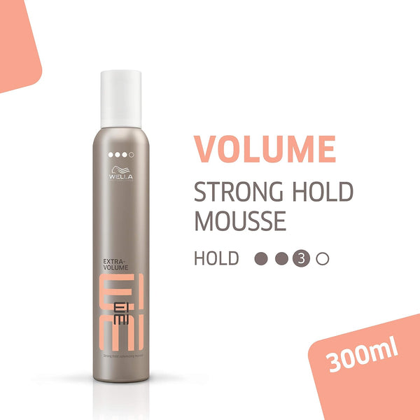 Wella EIMI Extra Volume Volumising Mousse With Strong Hold 300ml / 500ml - Afro Hair Boutique