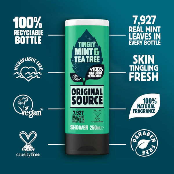 Original Source Tingly Mint And Tea Tree Shower 250ml