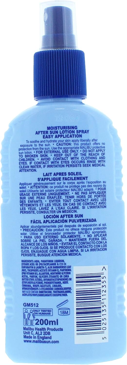 Malibu Moisturising After Sun Spray 100ml / 200ml