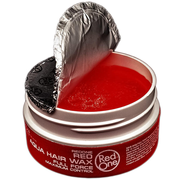 Red One Red Aqua Hair Wax Full Force 150ml | Maximum Control Styling Hair Gel - Afro Hair Boutique