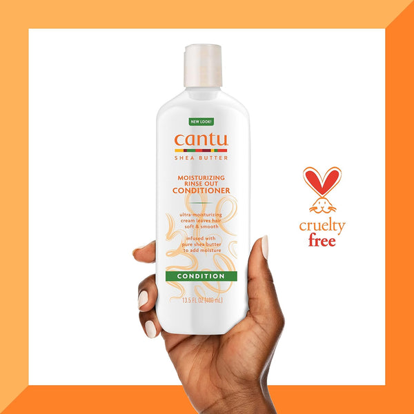 Cantu Shea Butter Moisturizing Rinse Out Conditioner 400ml - Afro Hair Boutique