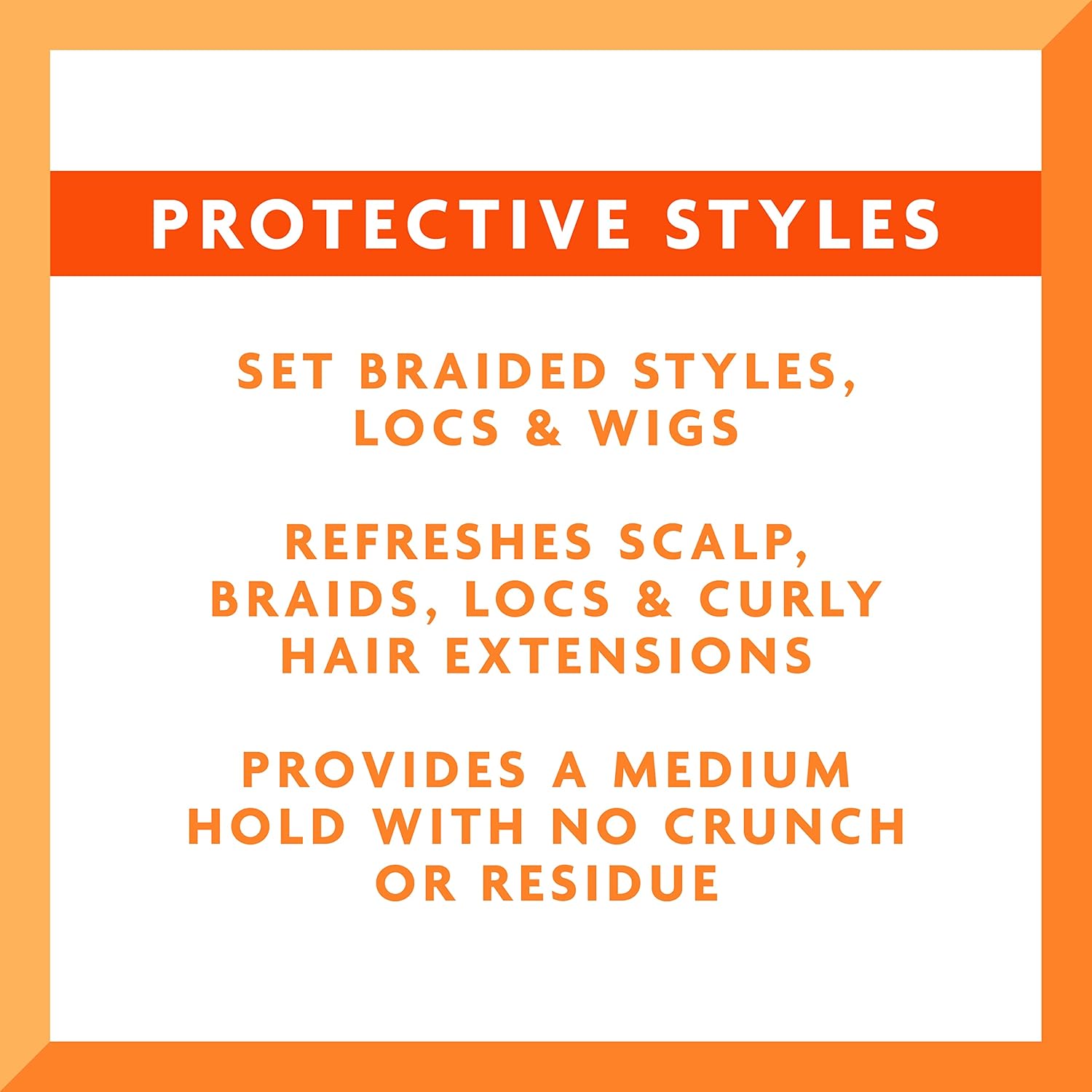 Cantu Protective Styles Set And Refresh Foam 237ml