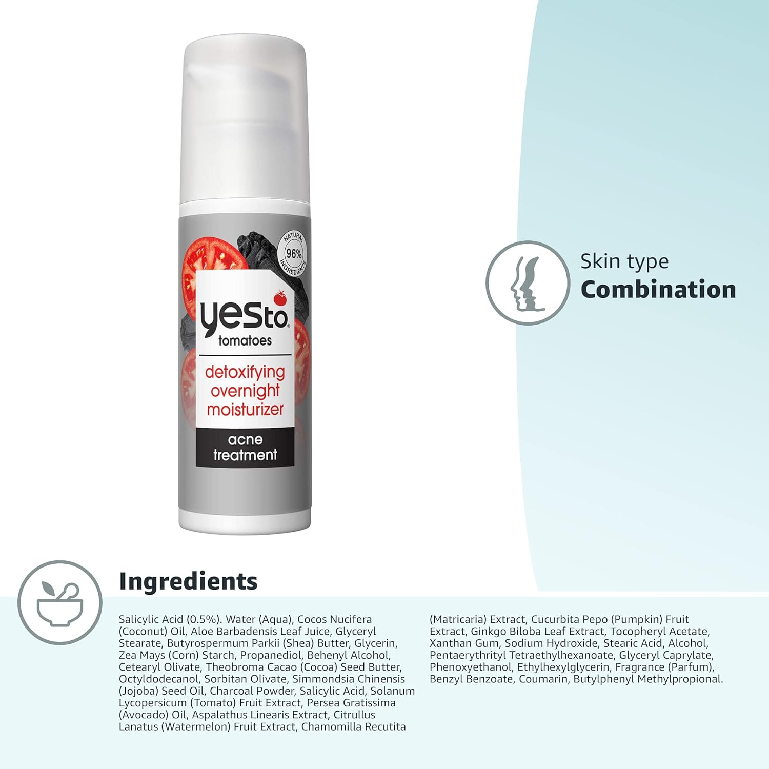 Yes To Tomatoes Detoxifying Overnight Moisturizer 50ml