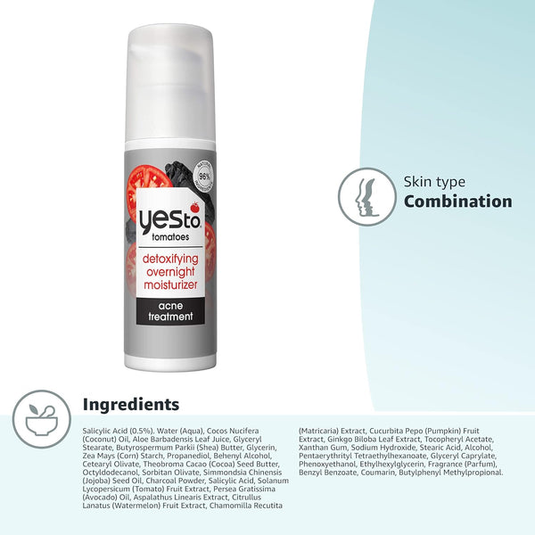 Yes To Tomatoes Detoxifying Overnight Moisturizer 50ml