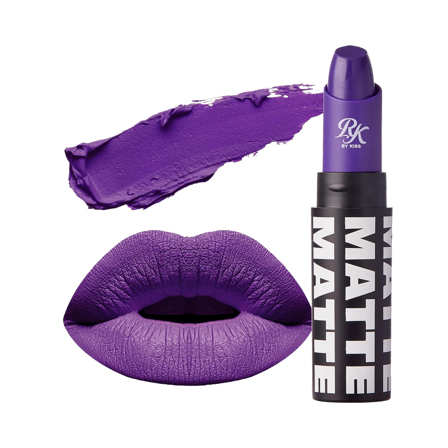 RK By Kiss Matte Lipstick 18 Purple Affair 3.5g