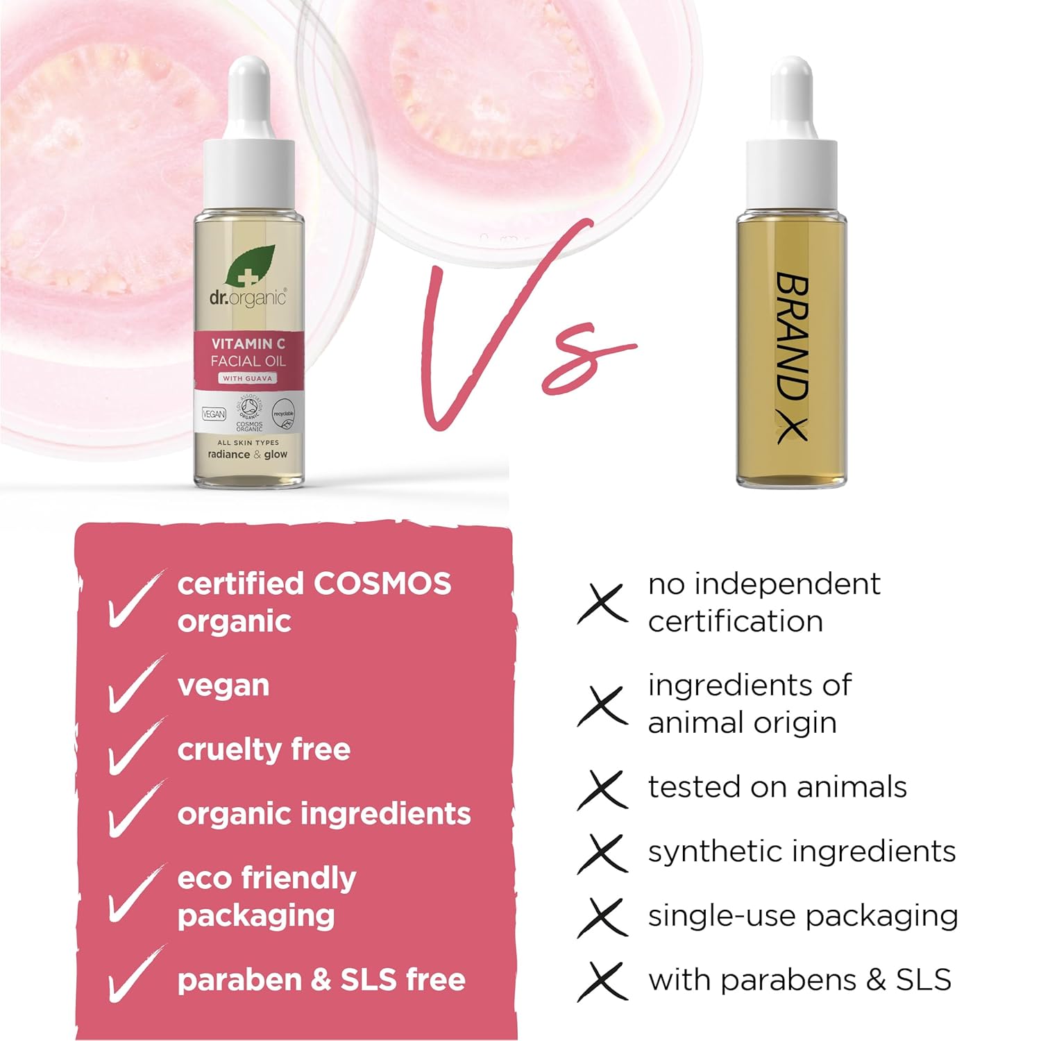 Dr Organic Organic Guava Vitamin C Facial Oil 30ml