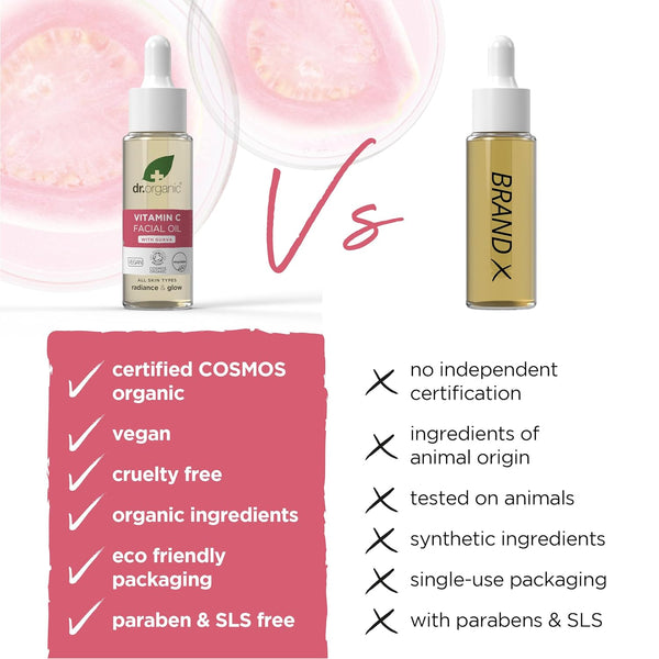 Dr Organic Organic Guava Vitamin C Facial Oil 30ml