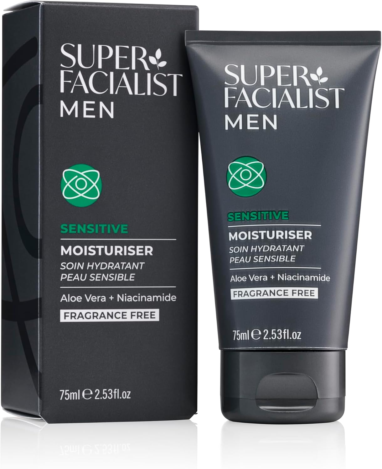 Super Facialist Men Sensitive Moisturiser 75ml