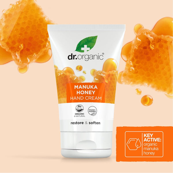 Dr Organic Manuka Honey Restore And Soften Hand Cream 125ml