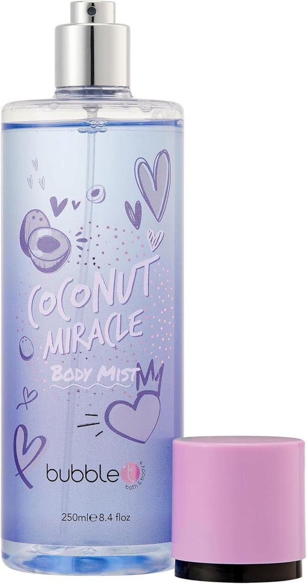 Bubble T Cosmetics Coconut Miracle Body Mist 250ml