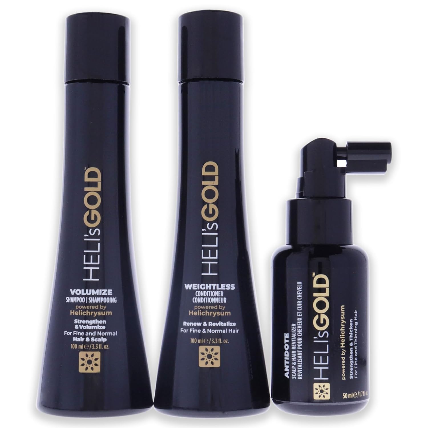 Helis Gold Hair And Scalp Therapy The Volume Series For Fine Hair