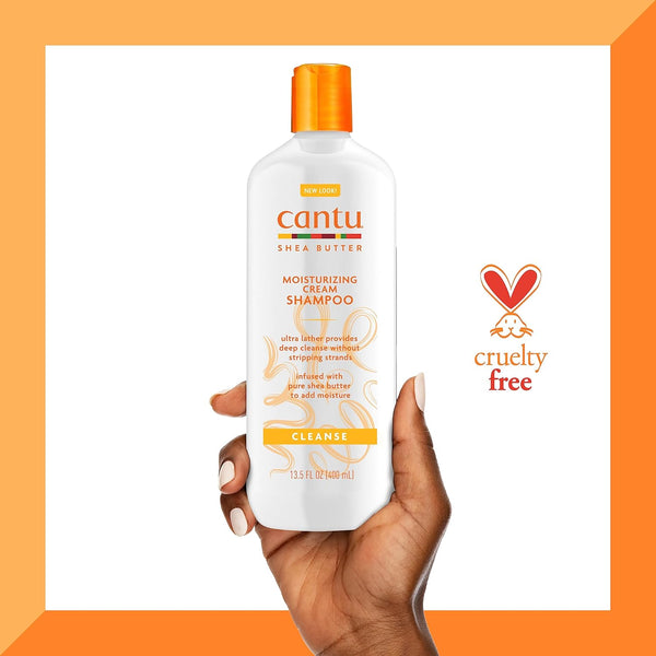 Cantu Shea Butter Moisturizing Cream Shampoo 400ml - Afro Hair Boutique