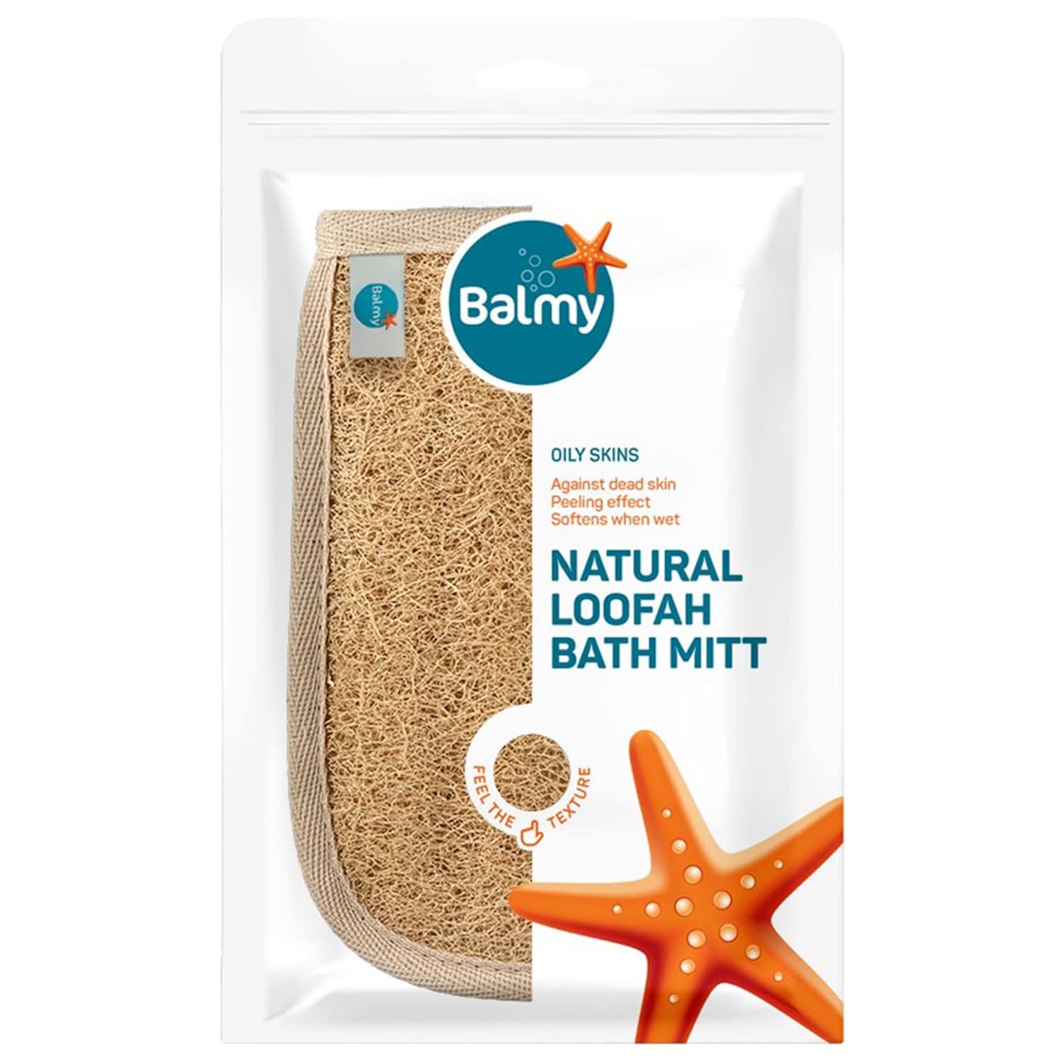 Balmy Naturel Natural Bath Scrubber Oily Skins