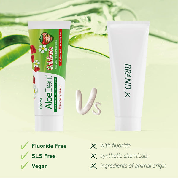 Aloedent Aloe Vera Flouride Free Toothpaste 50ml