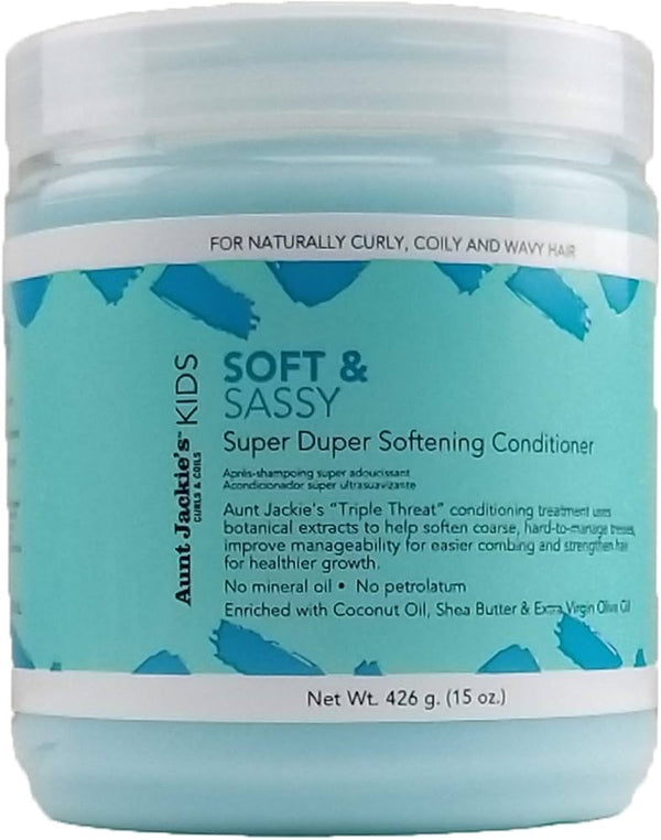 Aunt Jackie's Kids Soft & Sassy Super Duper Softening Conditioner 426g - Afro Hair Boutique