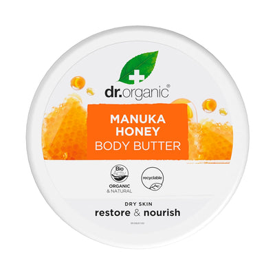 Dr Organic Manuka Honey Restore And Nourish Body Butter 200ml