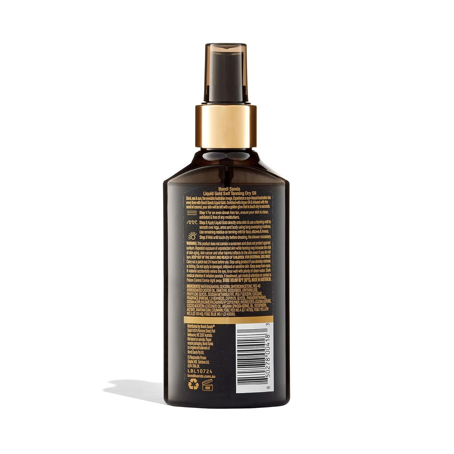 Bondi Sands Liquid Gold Self Tanning Dry Oil 150ml
