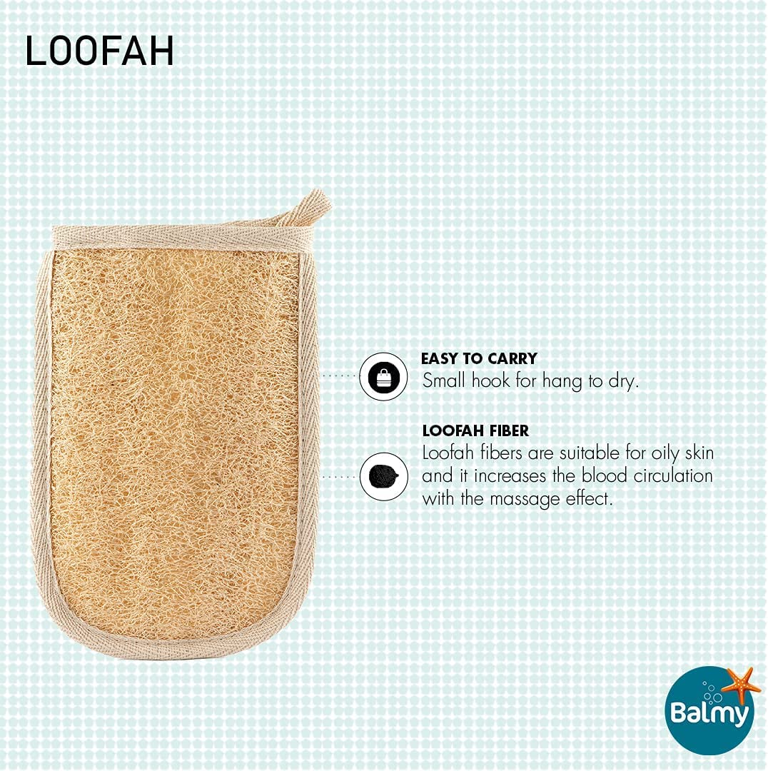 Balmy Naturel Natural Bath Scrubber Oily Skins