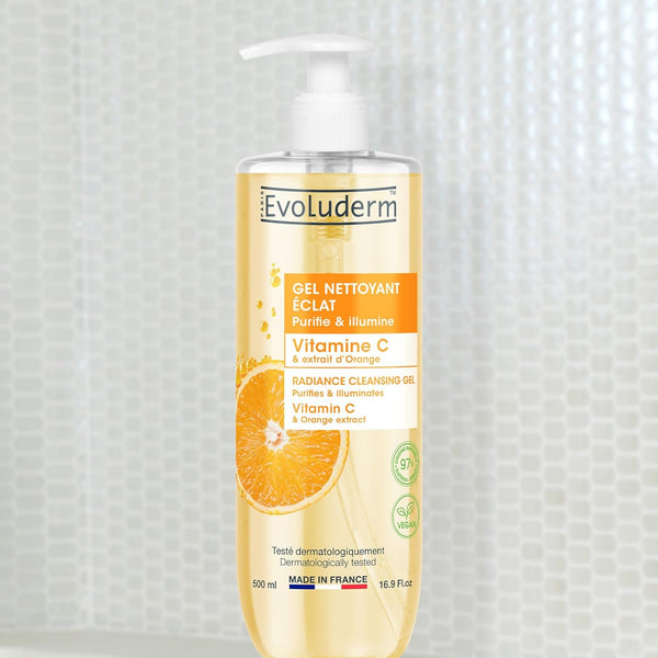 Evoluderm Vitamin C Radiance Cleansing Gel 500ml
