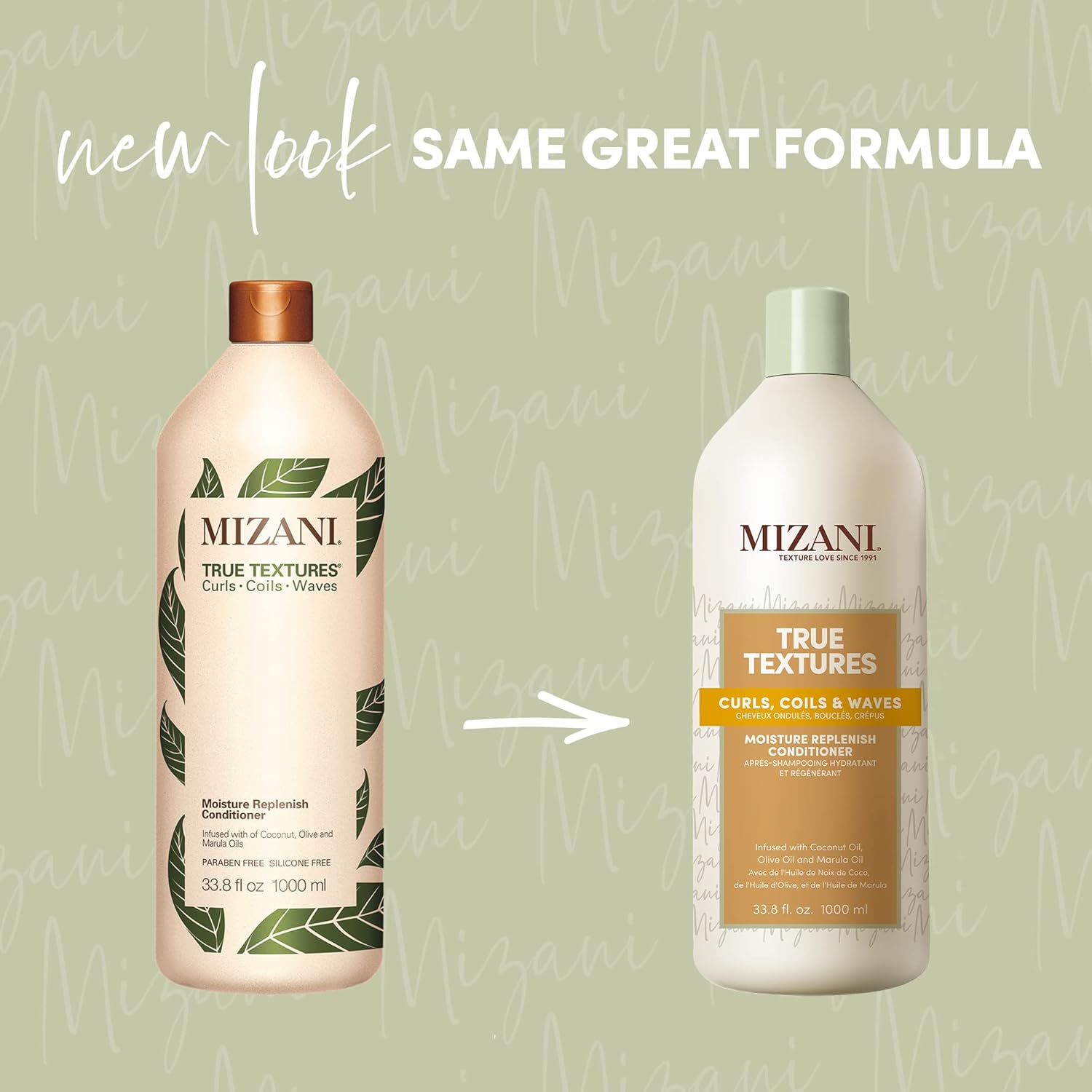 MIZANI True Textures Moisture Replenish Conditioner 250ml / 500ml / 1000ml