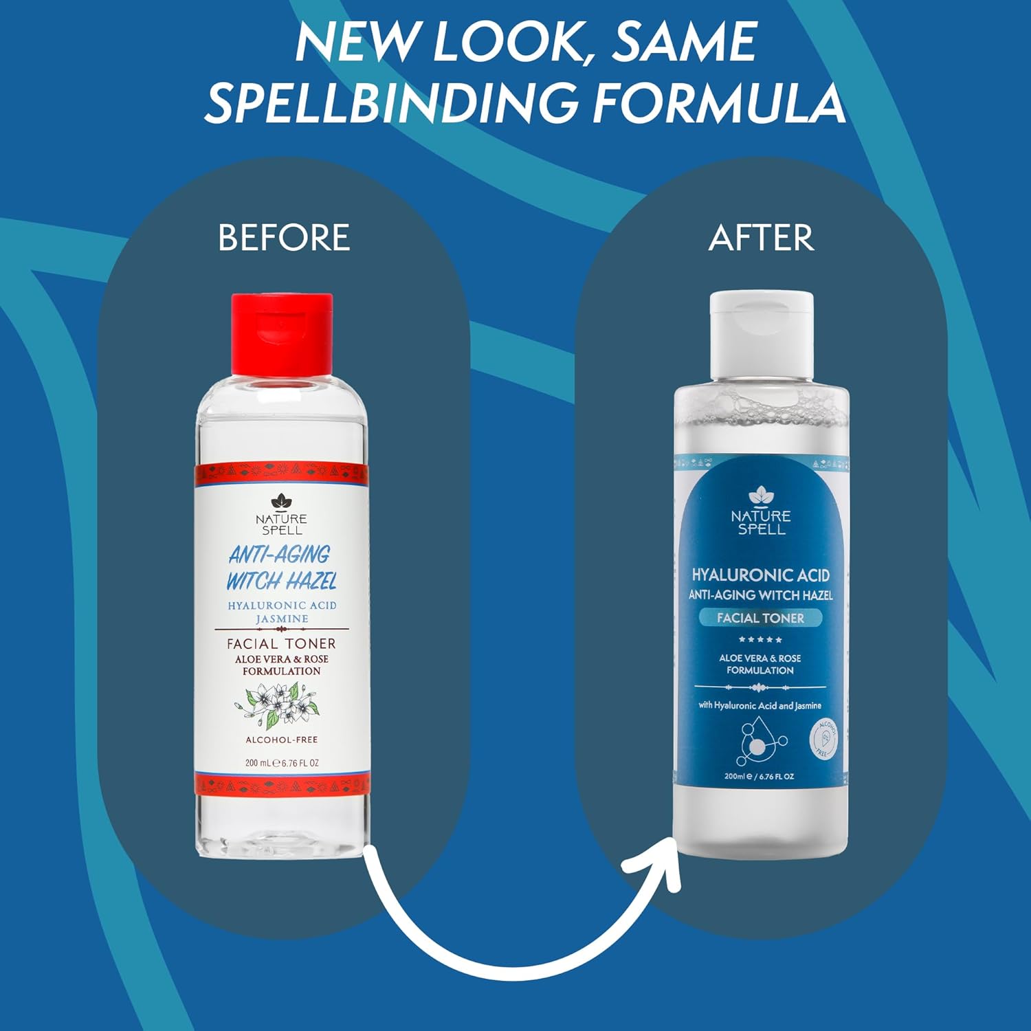 Nature Spell  Anti Aging Witch Hazel Facial Toner