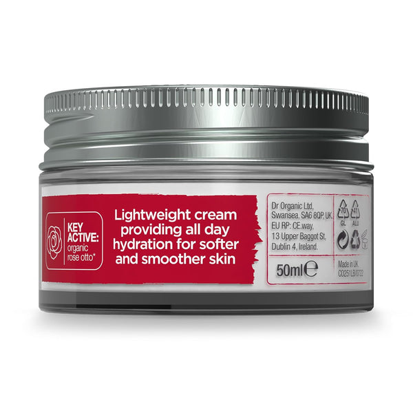 Dr Organic Bioactive Skincare Organic Rose Otto Day Cream 50ml - Afro Hair Boutique