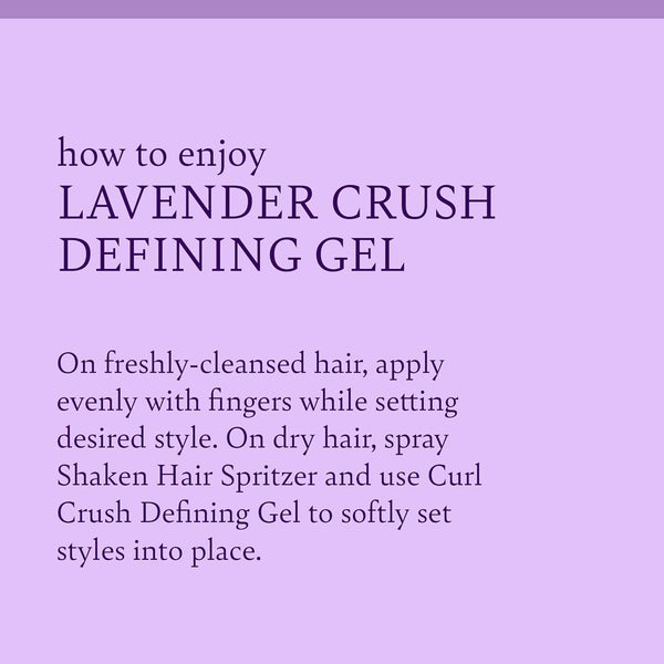 Camille Rose Naturals Lavender Crush Defining Gel 12oz