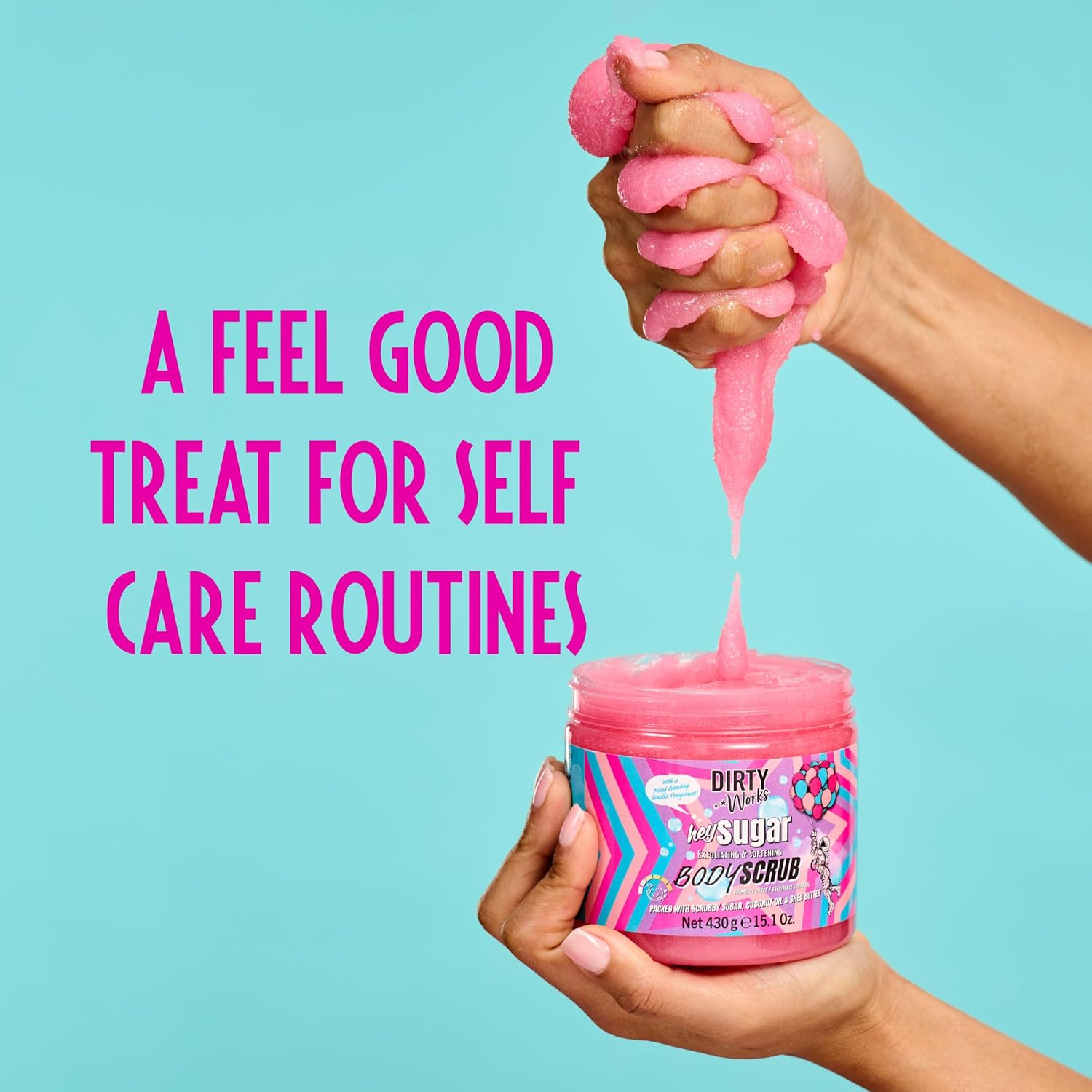 Dirty Works Hey Sugar Exfoliating And Softening Body Scrub 430g