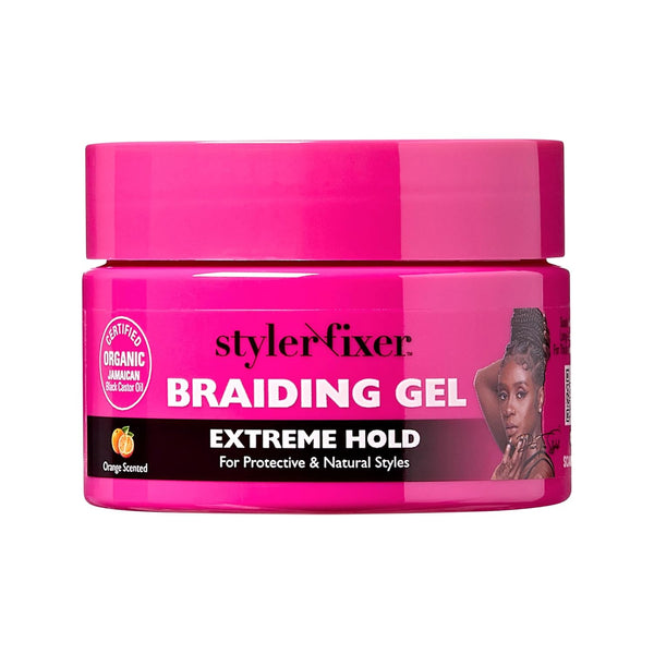 Red By Kiss Orange Scented Styler Fixer Braiding Gel Extreme Hold 177ml