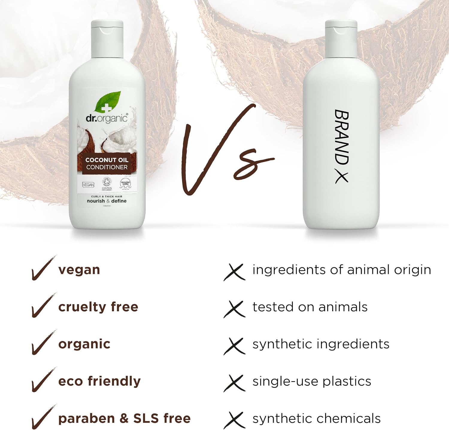 Dr Organic Organic Coconut Oil Conditioner 265ml