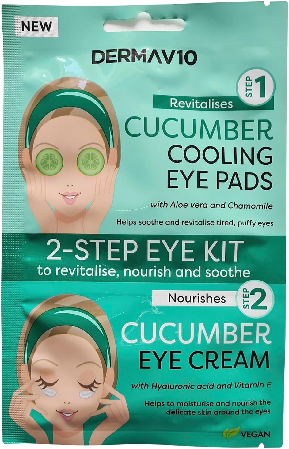 Health Aid Derma V10 2 Step Eye Kit