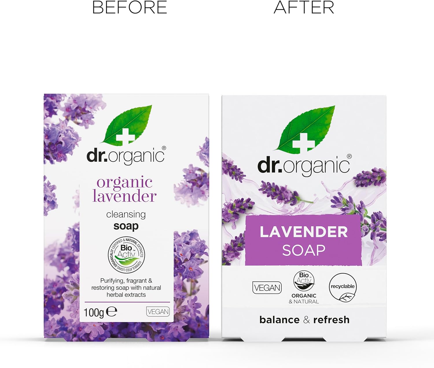 Dr Organic Organic Lavender Cleansing Soap 100g