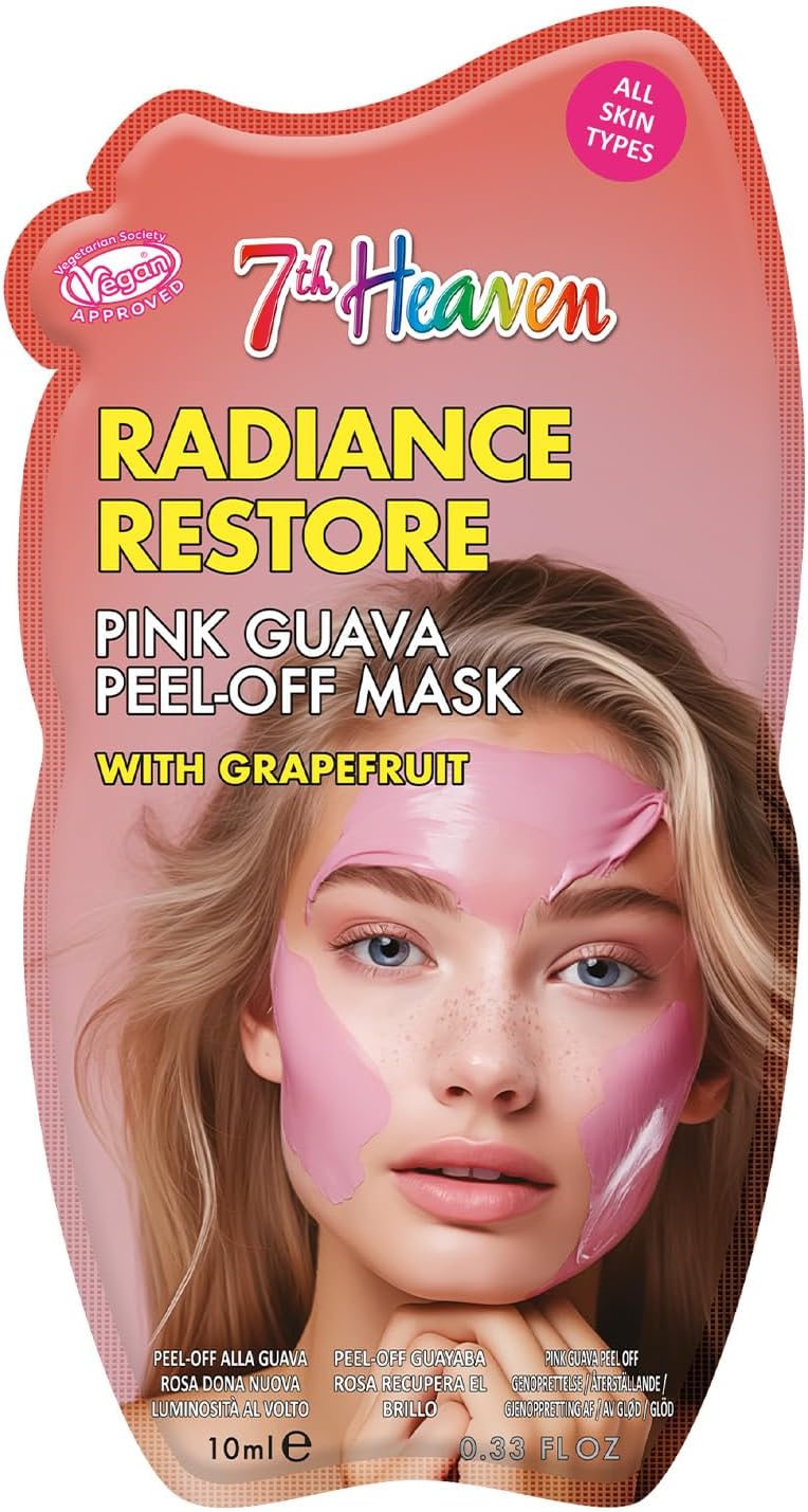 Montagne Jeunesse 7Th Heaven Radiance Restore Pink Guava Peel Off Mask - Afro Hair Boutique