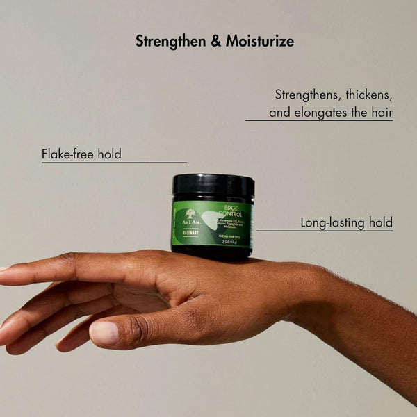 As I Am Rosemary Edge Control Gel 57g - Afro Hair Boutique