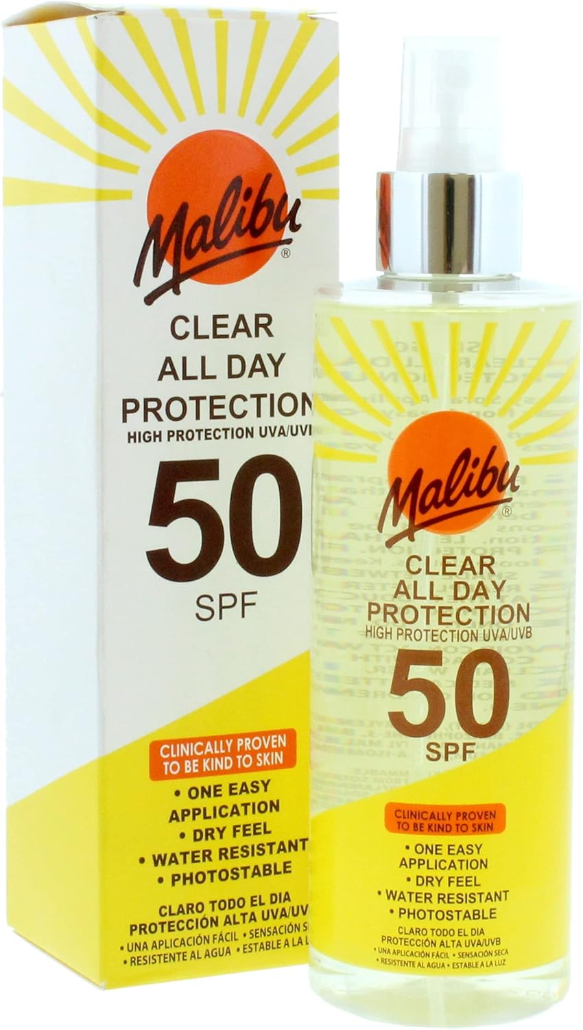 Malibu Clear Protect Spray SPF50 250ml