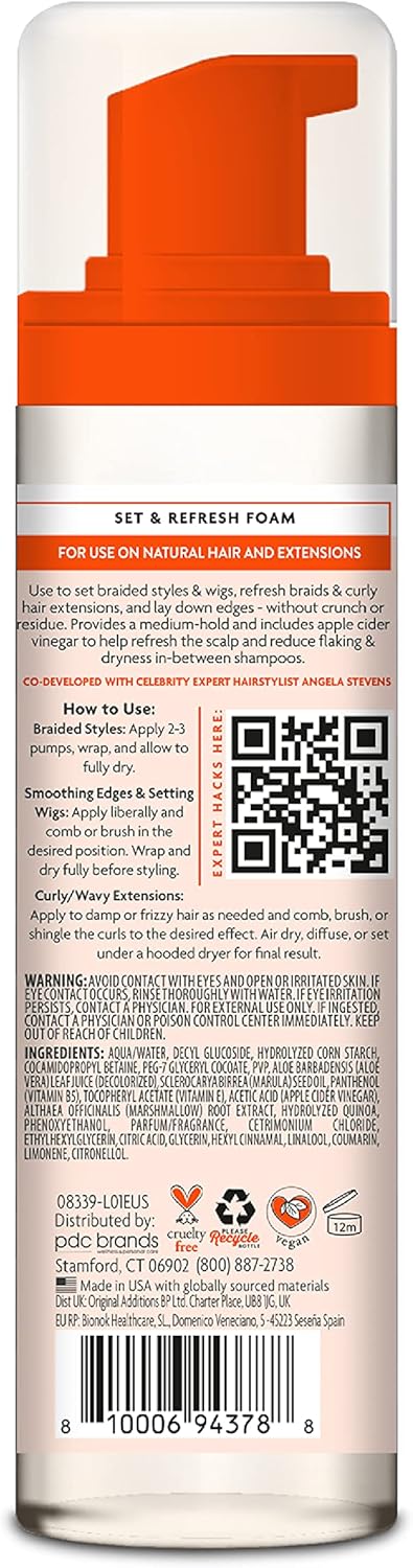 Cantu Protective Styles Set And Refresh Foam 237ml