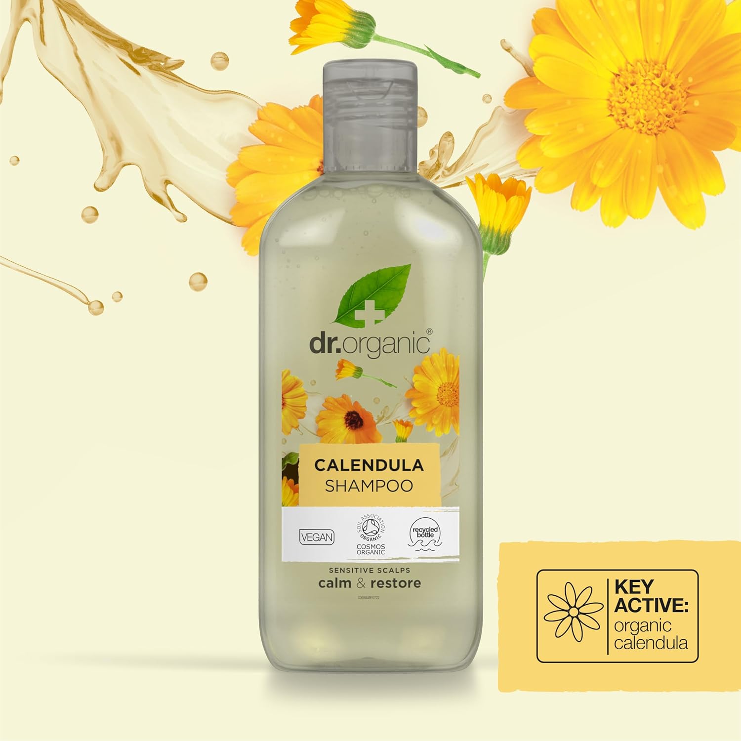 Dr Organic Organic Calendula Calm And Restore Shampoo 265ml