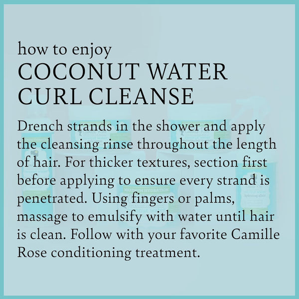 Camille Rose Coconut Water Curl Cleanse Hydrating Shampoo 354ml