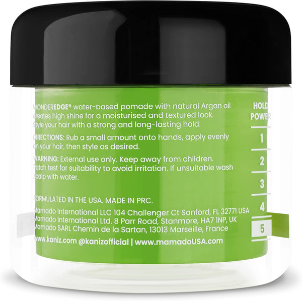 Kaniz Wonder Edge Citrus Scent Strong Hold Water Based Pomade 120ml - Afro Hair Boutique