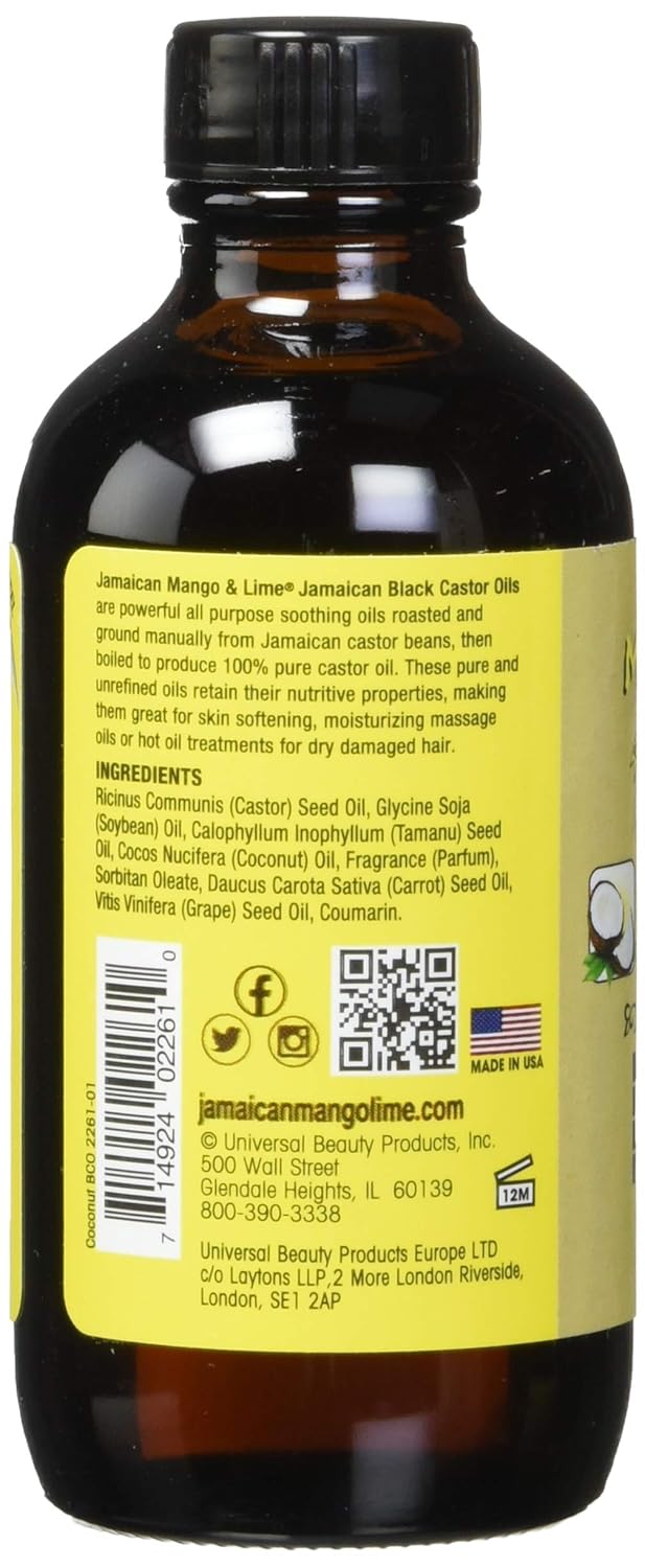 Jamaican Mango and Lime Jamaican Black Castor Oil Coconut 118ml / 237ml
