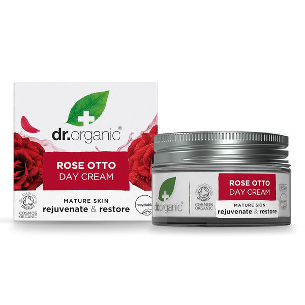 Dr Organic Bioactive Skincare Organic Rose Otto Day Cream 50ml - Afro Hair Boutique
